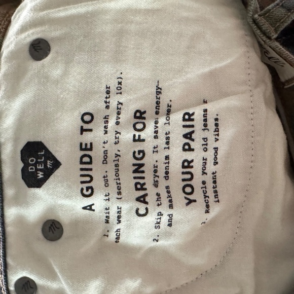 Madewell The High-Rise Slim Boyjean Camo Print Jeans Size 30 - Picture 7 of 8